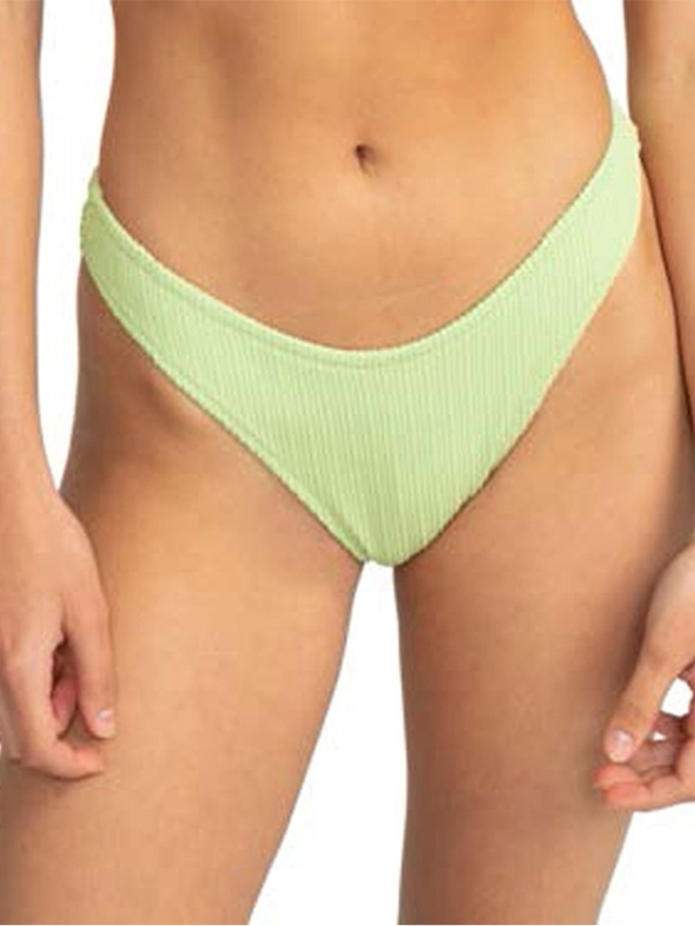 Roxy Juniors' Aruba High-Leg Cheeky Bikini Bottom - Margarita Size Large